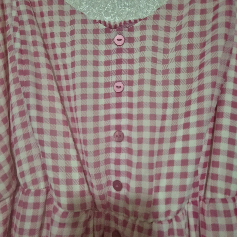 NWT TORRID Hot Pink Gingham Button Midi  Sundress..SIZE:2 - Picture 9 of 15